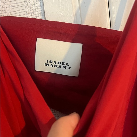 Isabel Marant Red Kapri Maxi Dress NWOT SZ 10 (42) - Picture 9 of 16